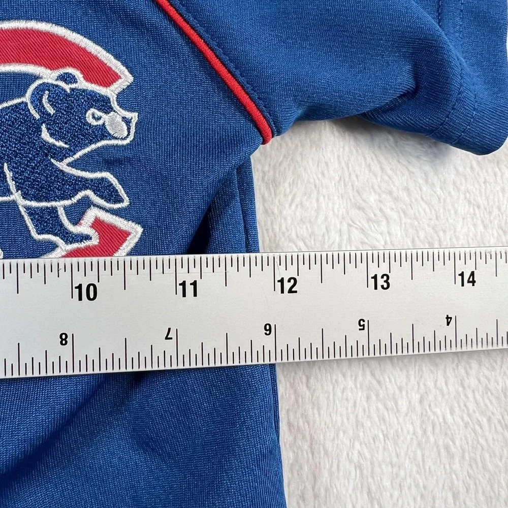 Chicago Cubs Jersey Boys Toddler 2T Blue MLB Baseball Nike Button Front